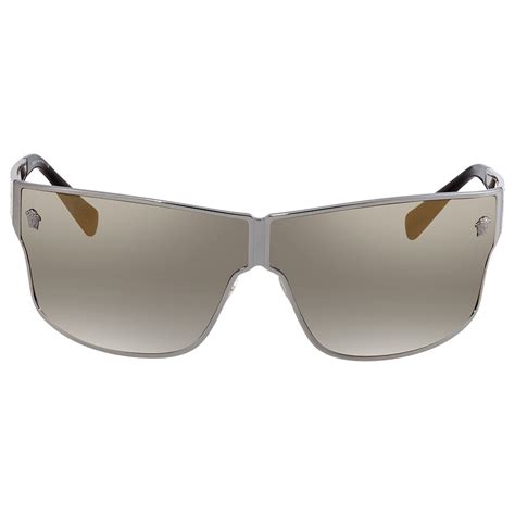 versace ve2206 c72|Versace Light Brown Mirror Dark Gold Rectangular Sunglasses .